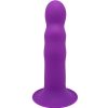 N11319 Cushioned Core Scup Ribbed Silicone Dildo 7inch 1
